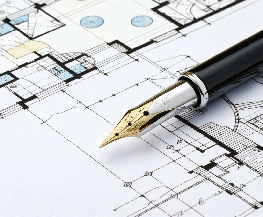 High-end fountain pen resting on a clean white document